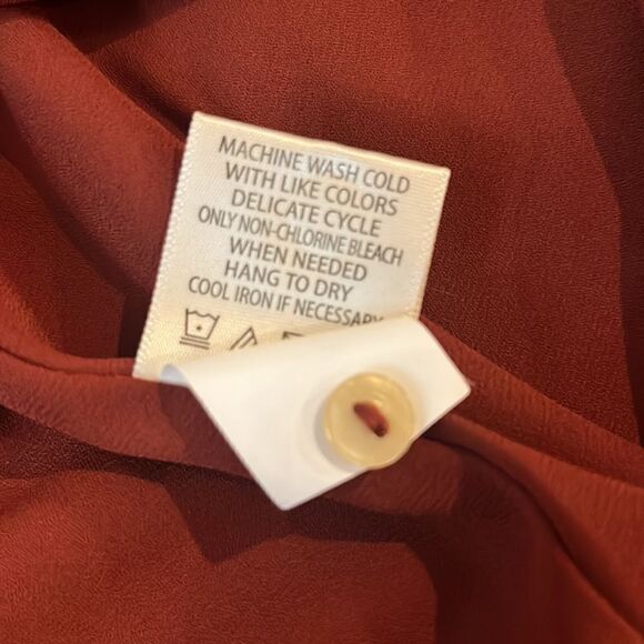 Max Studio Bohemian Floral Tank Size S Rust, Cream & Black - Picture 10 of 10